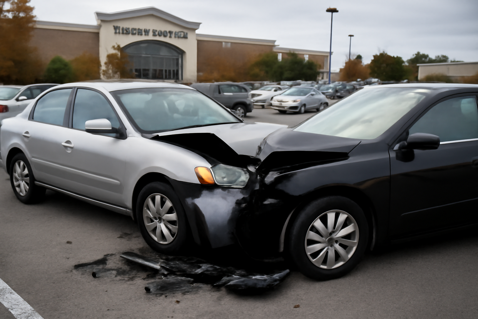 Black Friday Parking Lot Crashes at Coastal Grand Mall: Who Pays for Medical Bills and Car Repairs?