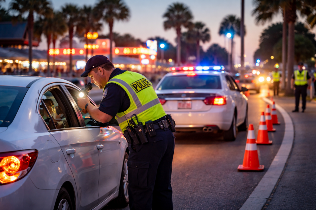 How South Carolina Police Build DUI Cases During Spring Break Season