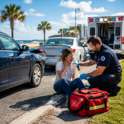Myrtle Beach Summer Traffic Accidents and Responsibility for Medical Bills in South Carolina
